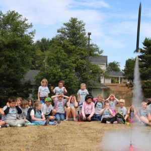 firing rockets for schoolchildren