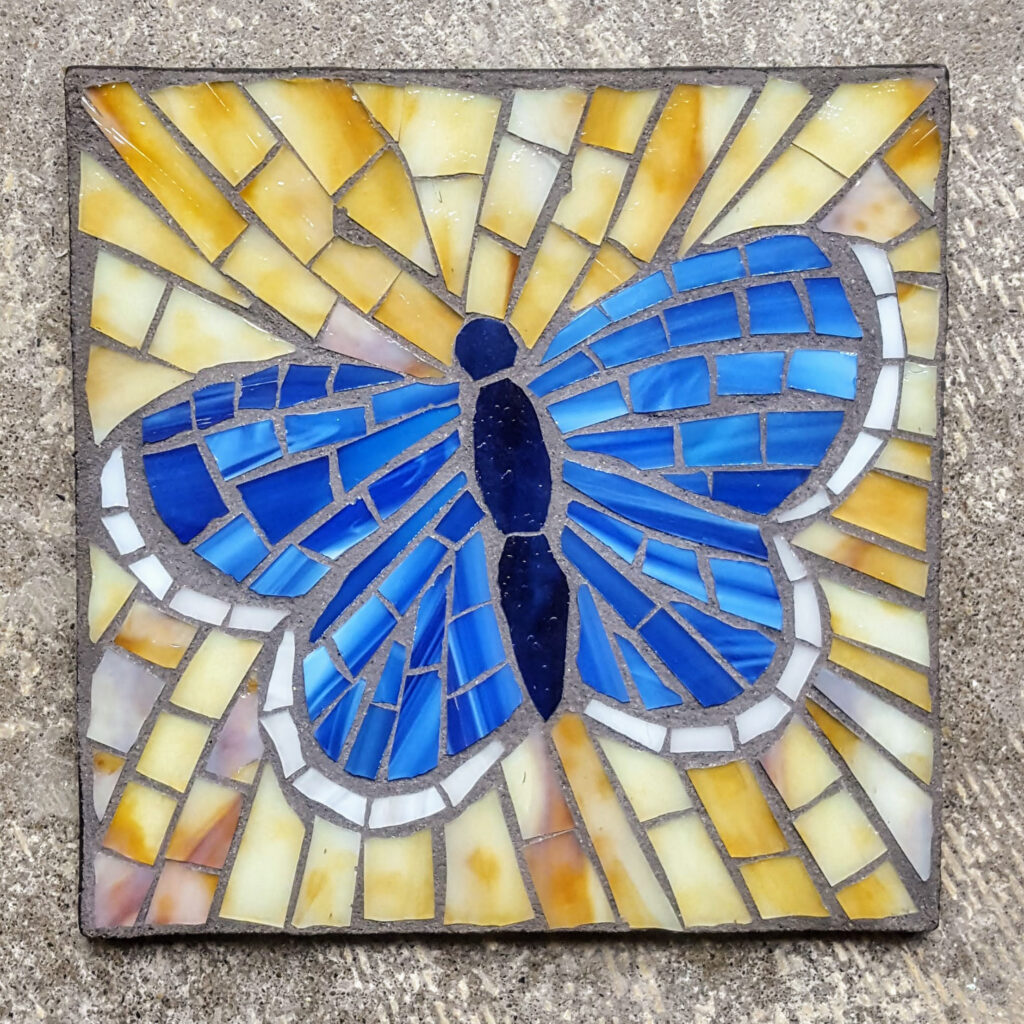Mosaic Butterfly by Joanne Daschel