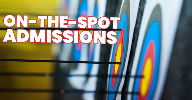 On the Spot Admissions