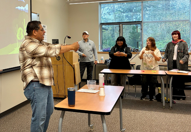 Instructor and Students in an OCCC Classroom