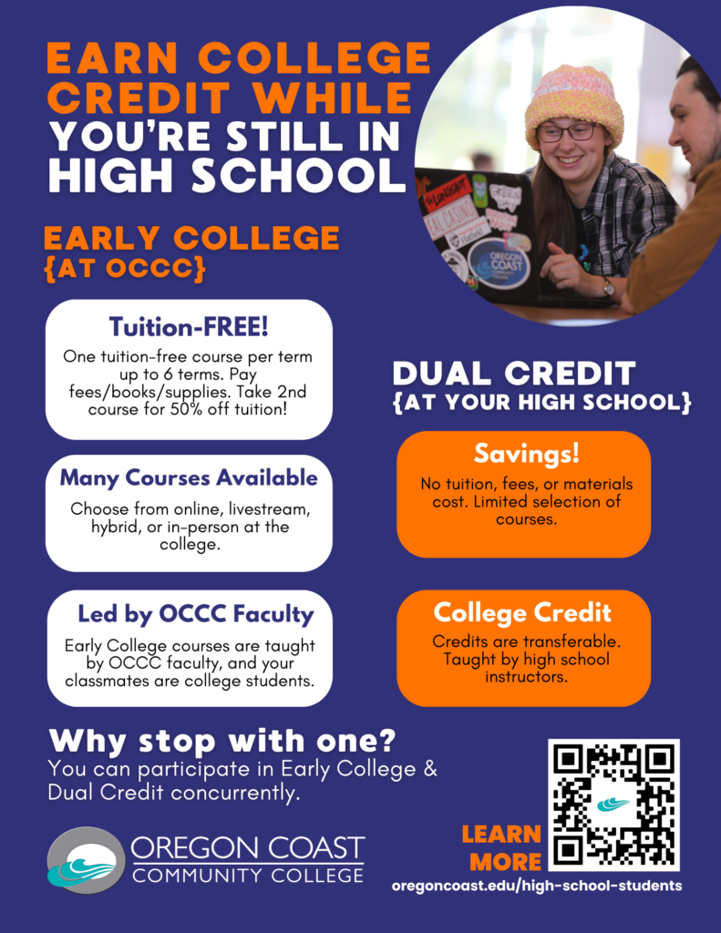 Flyer with High School Program Details