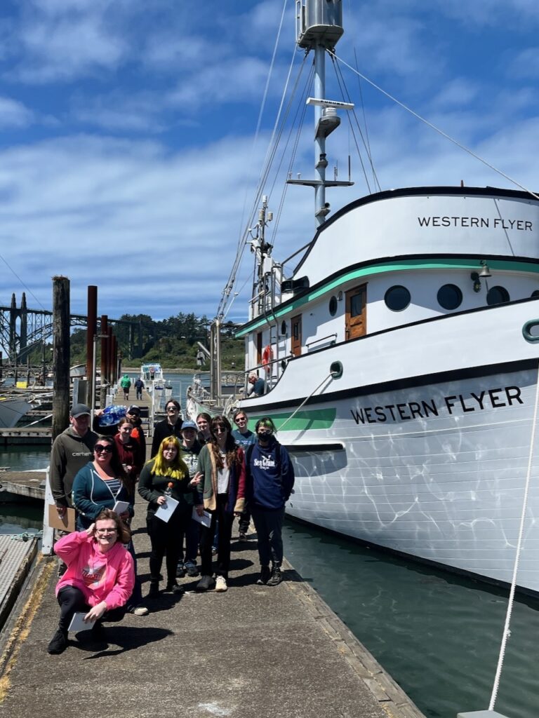 Students and Fishing Vessel
