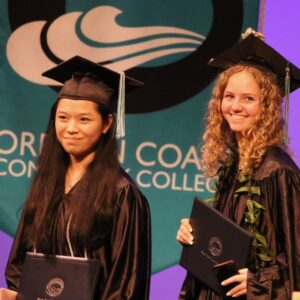 Abby Mode and Anh Vo, high school students and OCCC graduates