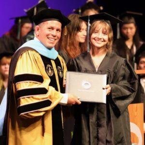 President and graduate