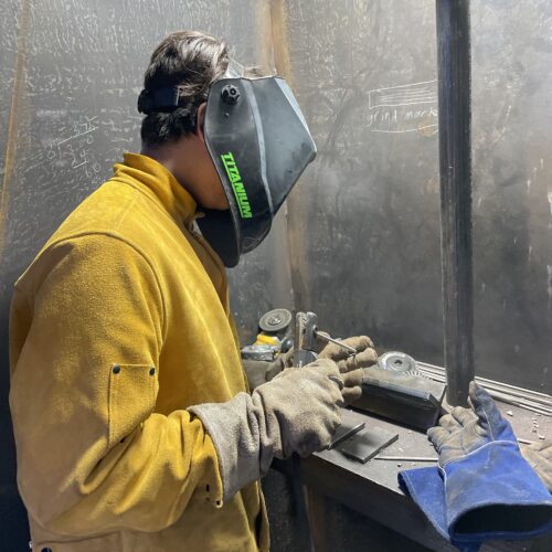 Student welder