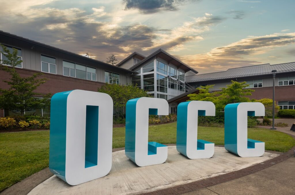 OCCC SIgn in front of campus