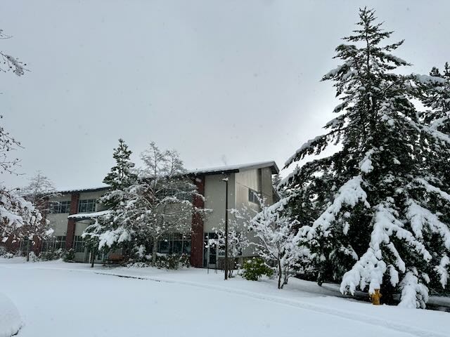 Snow at Lincoln City Campus