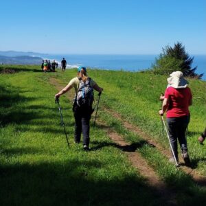 Hikers during an OCCC class at The Knoll