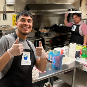 Volunteers at a Fundraiser